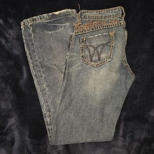 Tough Jeansmith Vintage Classic Denim Straight Leg Jeans Size 28 Y2K Low Rise